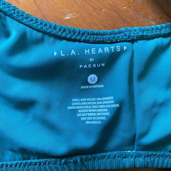 Green Ribbed Bikini - Picture 3 of 3